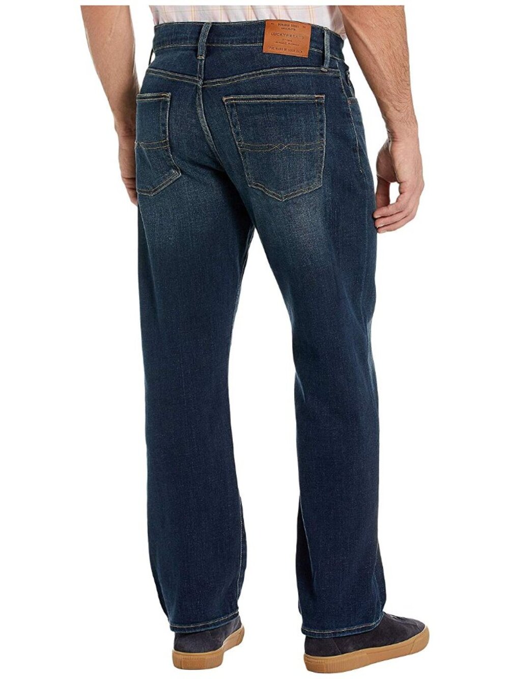 Lucky Brand Men's 181 Relaxed Straight Fit Coolmax Stretch Jeans - Balsam NWT